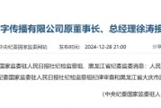 人民日報(bào)數(shù)字傳播有限公司原董事長、總經(jīng)理徐濤接受審查調(diào)查