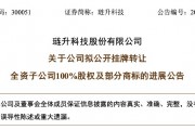 再次掛牌！璉升科技擬1684萬元轉(zhuǎn)讓全資子公司股權(quán)及商標(biāo)，多年凈利虧損