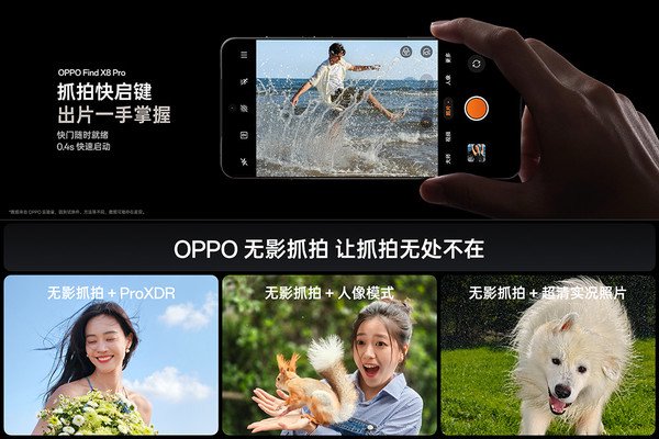 出片還不就是小事！OPPO Find X8系列抬手就出片