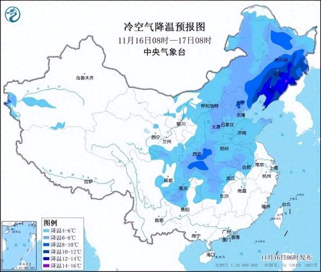 冷冷冷！大風(fēng)＋降溫都來(lái)了！全國(guó)冰凍線(xiàn)進(jìn)程圖出爐，這些地方雨雪天氣持續(xù)在線(xiàn)