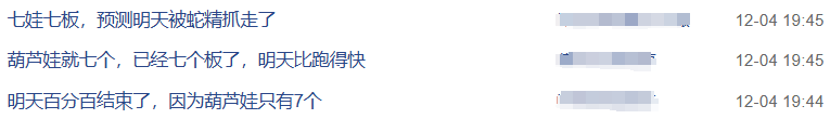 沾上“蛇字輩”，葫蘆娃7連板！股民熱評：七個(gè)娃，七個(gè)板（附概念股名單）