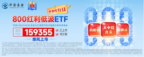 市值管理新政出臺(tái)+分紅手續(xù)費(fèi)減半征收,紅利再迎利好催化!全市場唯一800紅利低波ETF(159355)漲逾1%,連漲3日