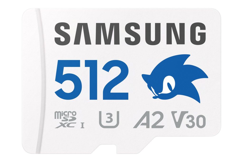 三星和世嘉合作推出索尼克主題 PRO Plus microSD 卡，起價 24 美元