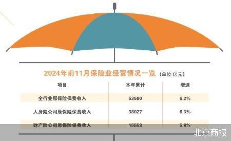 險企前11月保費增速放緩