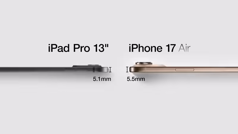 5.5mm！蘋果最薄iPhone 17 Air將接棒Plus機(jī)型，有望引爆手機(jī)新風(fēng)尚