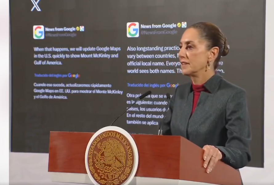 外媒：墨西哥總統(tǒng)將致函谷歌，反對根據特朗普行政令將“墨西哥灣”更名為“美國灣”