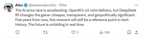 OpenAI緊急上線O3 Mini，網(wǎng)友熱評(píng)：DeepSeek R1 vs O3 Mini