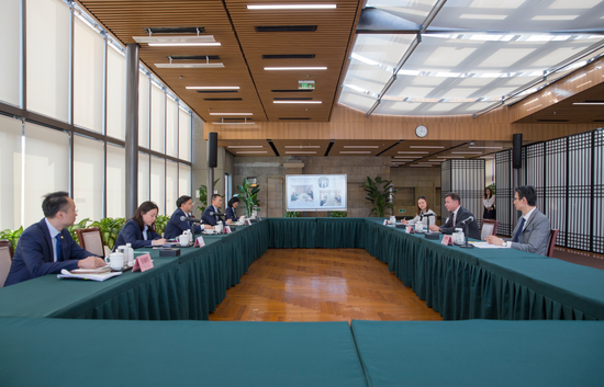 上海清算所董事長(zhǎng)馬賤陽(yáng)會(huì)見(jiàn)ICMA首席執(zhí)行官Bryan Pascoe一行