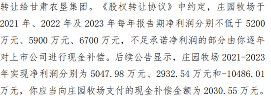 業(yè)績(jī)連虧未止，莊園牧場(chǎng)再添新憂