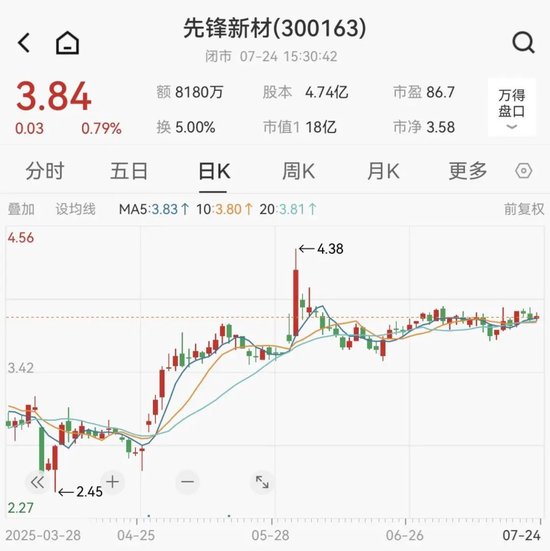 因涉嫌信息披露違法違規(guī)，先鋒新材及總經(jīng)理盧先鋒被立案
